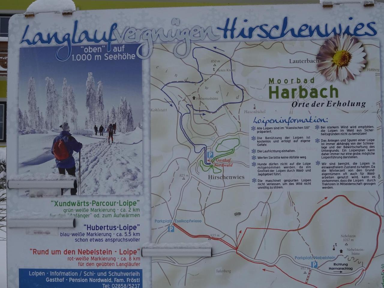 Harbach  Gasthof-Pension Nordwald מראה חיצוני תמונה